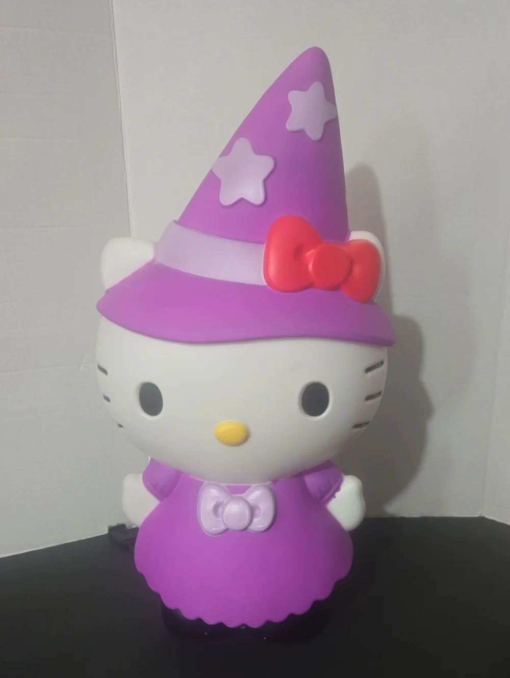 Hello Kitty Blow Mold Witch Halloween Lighted Yard Decor Sculpture 22” Plug-in